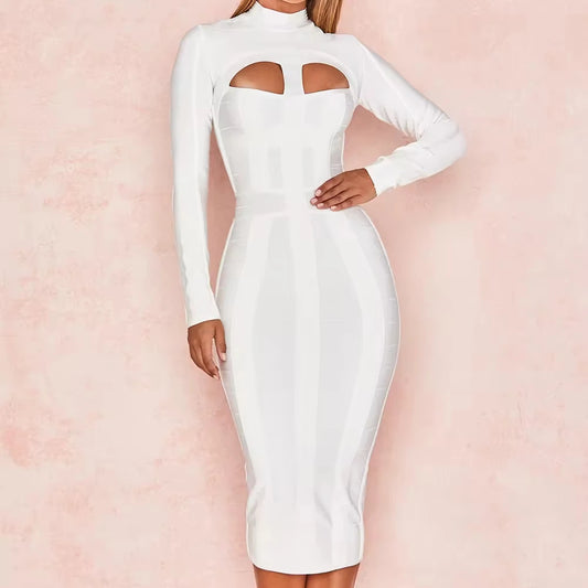 Long Sleeve Bandage Dress