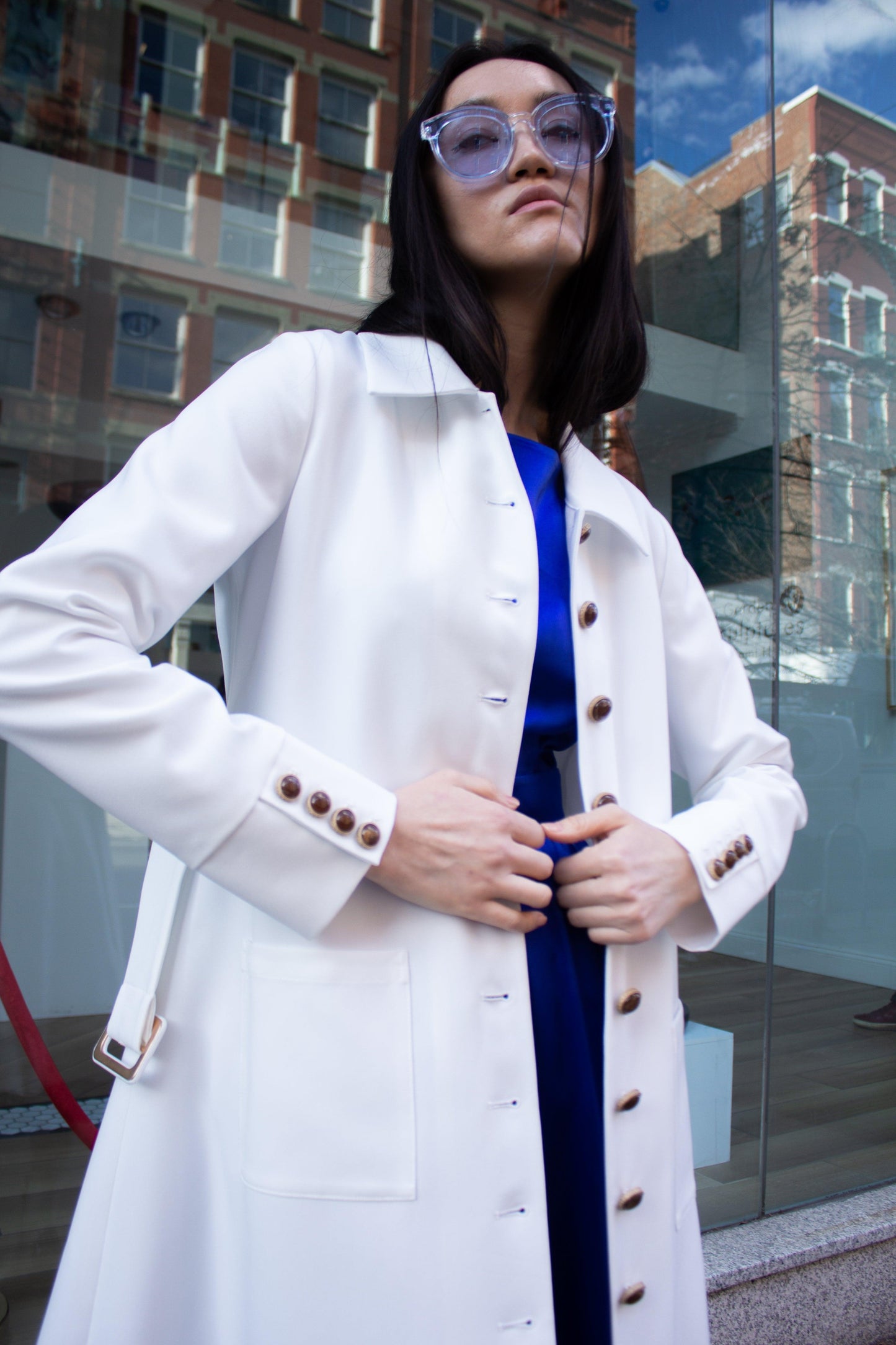White Trench Coat