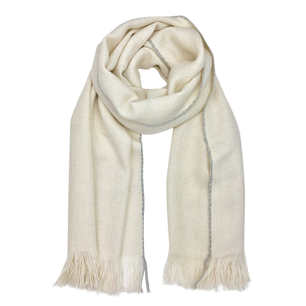 Baby Alpaca Scarf Andes Snow