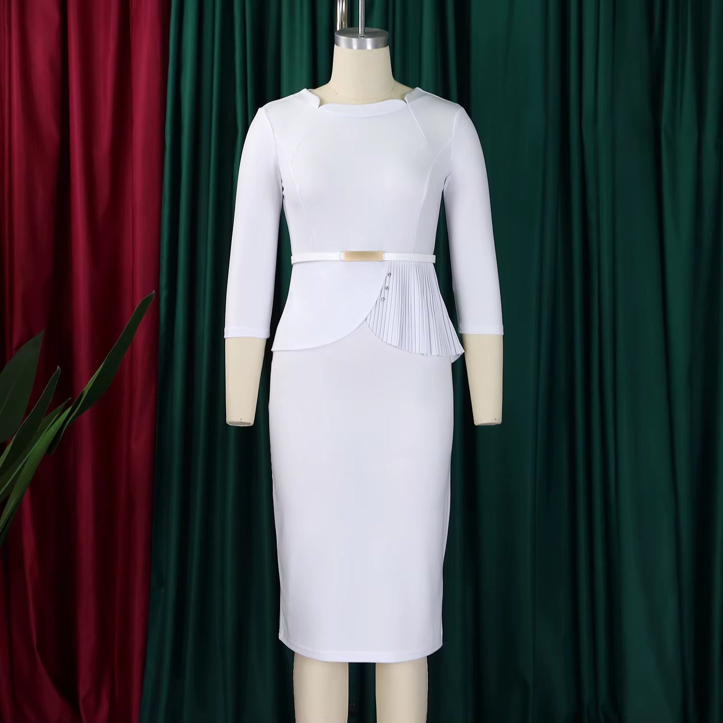Tailored Fit Pencil Skirt Dress
