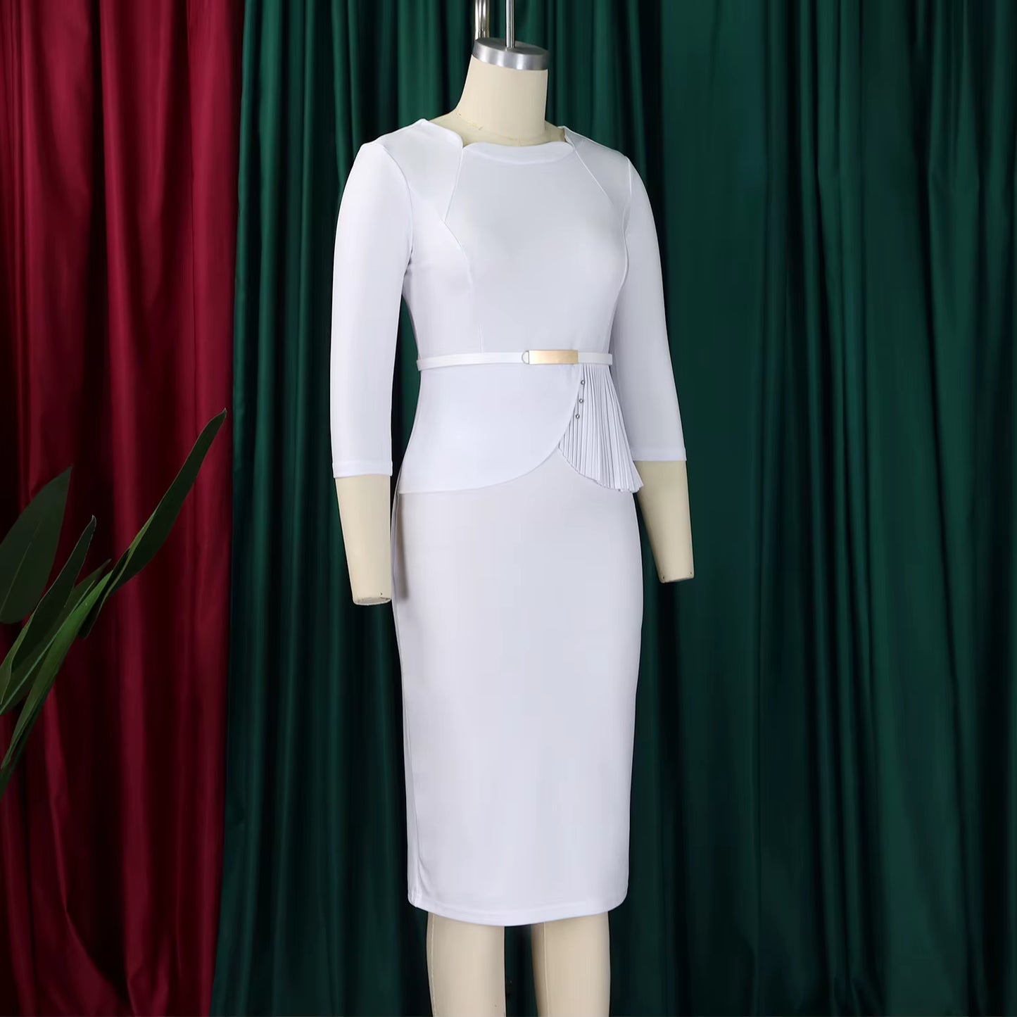 Tailored Fit Pencil Skirt Dress