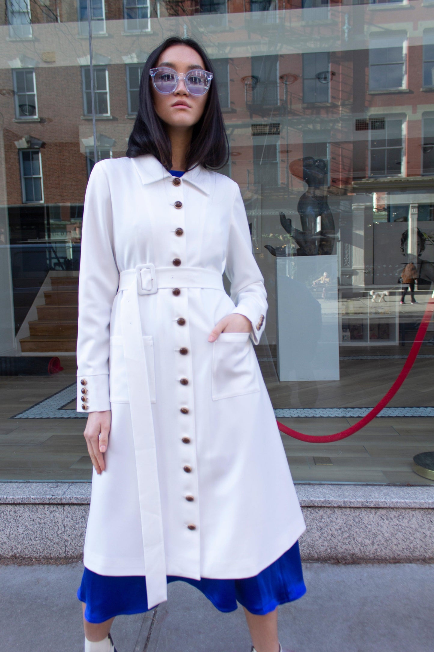 White Trench Coat